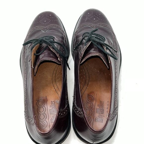 ECCO CITY WALKER MENS WING TIP OXFORDS FTL-04-217 - Picture 6 of 9